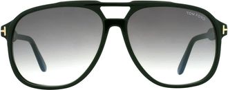 Tom Ford Raoul Smoke Gradient Navigator Mens Sunglasses FT0753 01B 62