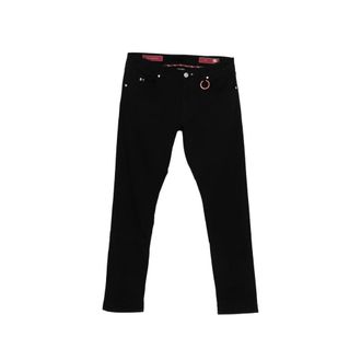 Sartoria Tramarossa Slim-fit Jeans, male, Black, Size: W38 Michelangelo Belt-loop Jeans
