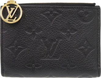 Louis Vuitton Black Noir Monogram Empreinte Wallet (Bi-Fold) (Pre-Owned)