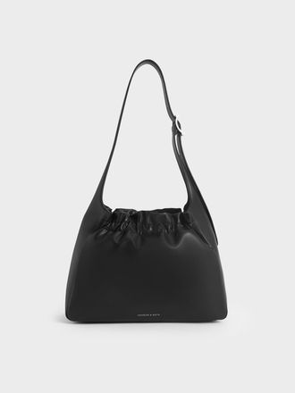 Charles & Keith Brigette Ruched Shoulder Bag