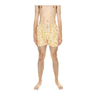 OAS Zwemshorts - Heren - Strandmode - Oranje - L - Polyester - Badmode