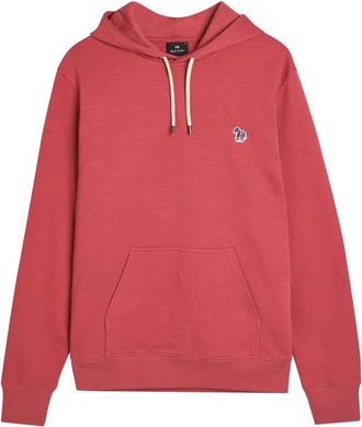 Paul Smith logo hoodie - men - Organic Cotton - S - Red