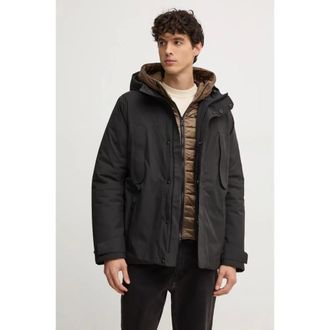 Geox Jassen, Heren, Zwart, XL, Leer, Terrestre ABX Parka