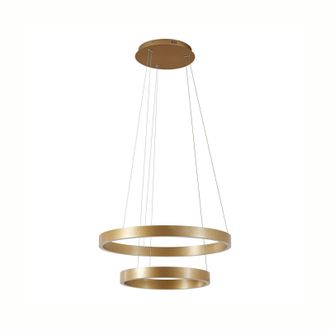 Lucande Lucande L&aacute;mpara Colgante yonam En Dorado De Metal