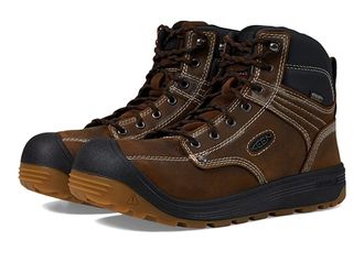 Keen Fort Wayne 6 WP Soft Toe Mens Shoes Dark Earth/Gum : 11.5 D - Medium, Leather