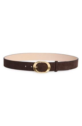 Rag & Bone Vera Sude Belt in Brown at Nordstrom, Size X-Small