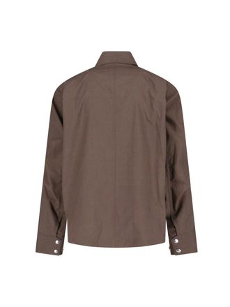sacai Mens Jackets Beige Cotton