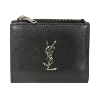 Saint Laurent Pre-owned Wallets, female, Black, Size: ONE SIZE Pre-owned Cassandra Compact Wallet