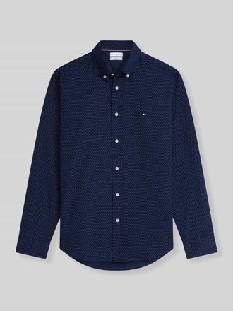 Tommy Hilfiger Regular Fit Freizeithemd aus reiner Baumwolle in Marine, Gr&ouml;&szlig;e XXL