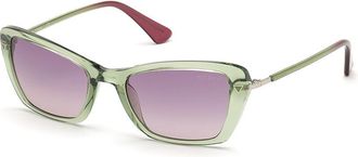 Guess GU7654 93Y Womens Sunglasses Green Size 52