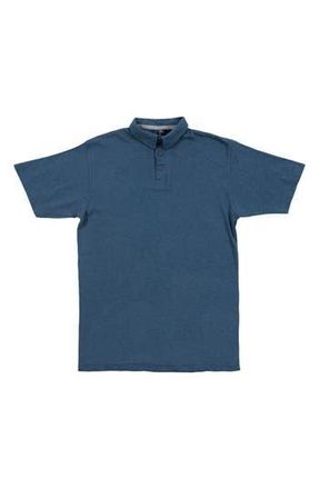 Burnside Short Sleeve Polo Shirt in Heather Navy at Nordstrom Rack, Size X-Large