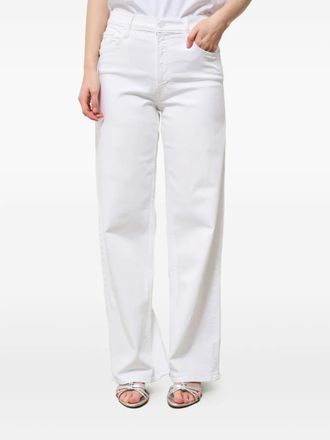 Mother five-pockets jeans - women - Elastane/Cotton/Polyester - 25 - White