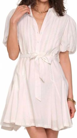 Heartloom Calvin Mini Dress In White