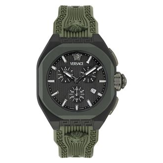 Versace V-Legend Chronograph Quartz Black Dial Mens Watch VE9L00324