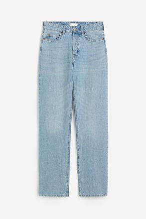 H&M Straight High Jeans - Blue