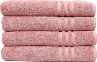 Linum Home Textiles Denzi Bath Towels - Set of 4 - Tea Rose at Nordstrom Rack