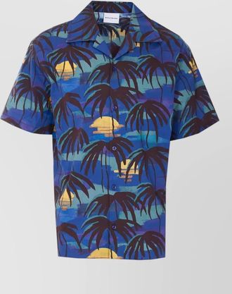 Dr&ocirc;le de Monsieur tropical palm shirt lightweight fabric short sleeves