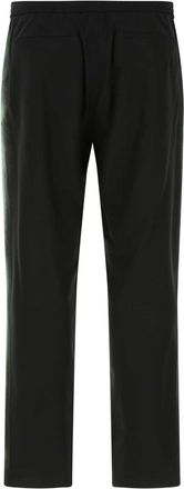 Koch&eacute; Mens Acetate-Blend Trousers Black Cotton