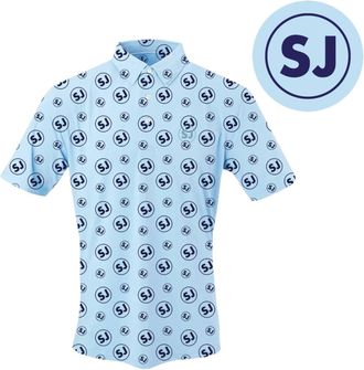 SwingJuice Mens Golf Circle Sj Polo In Maui