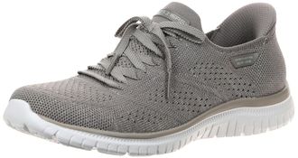 Skechers Womens Virtue Hands Free Slip-ins, Taupe, 10