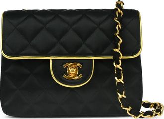Chanel Borsa a spalla Classic Flap mini 1990 - Nero