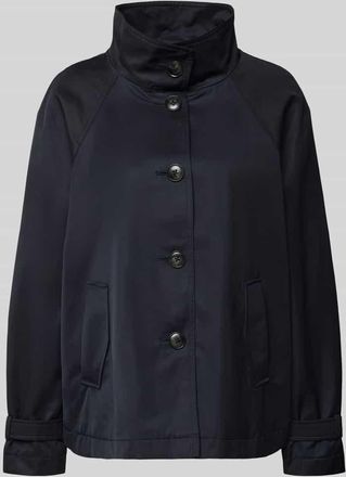 Fuchs Schmitt Jacke mit Stehkragen und &Auml;rmelriegeln in Marine, Gr&ouml;&szlig;e 36