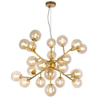 Maytoni Dallas Ceiling Pendant Lamp Gold, 24 Light, G9