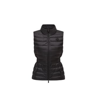 Moncler Valmarie Fit & Flare Down Vest Black Size 00
