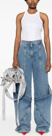 The Attico Womens Cotton Tank Top - White - Size EU 38 (Womens)