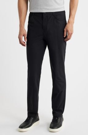 Zella Driver Slim Fit Five Pocket Pants in Black Caviar at Nordstrom, Size 30 X 30