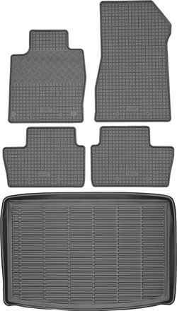 OEM Juego De Alfombrillas De Goma Para Coche Y Alfombrilla Para Maletero Para Nissan Juke Ii Crossover (modelo 2020)