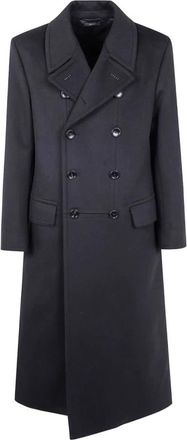 Tom Ford Cashmere Officer Coat - Heren - Mantel - Zwart - L - Wol - Jassen