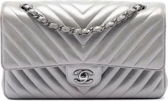 Chanel Borsa a spalla vintage pre-owned a doppia patta - - Pre-owned - Donna - Grigio - ONE SIZE