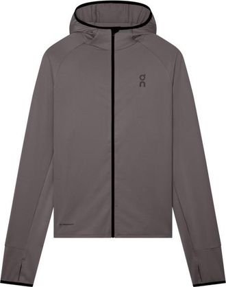 On Climate Zip Hoodie Laufjacke f&uuml;r Herren | grau