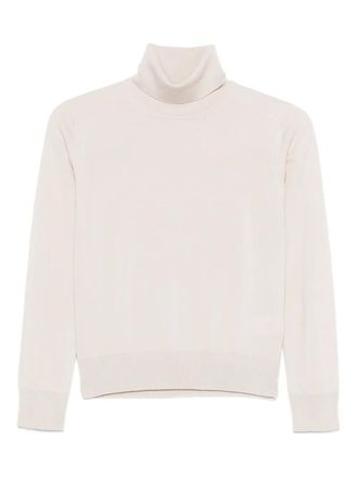 Alpha Studio turtleneck sweater - women - Virgin Wool - 44 - Neutrals