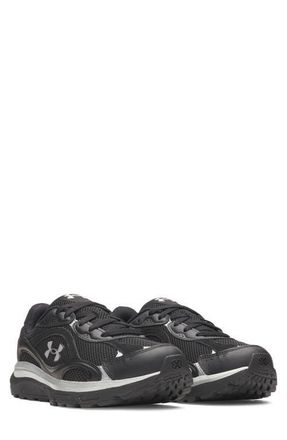 Under Armour UA Tech Runner Sneaker in Black/Metallic Silver at Nordstrom, Size 10.5