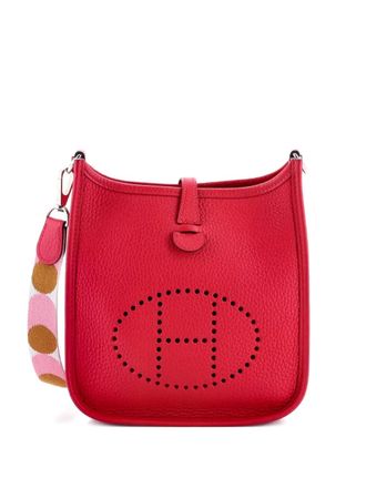 Herm&egrave;s Evelyne Bag Gen III Clemence TPM crossbody bag - Rosa