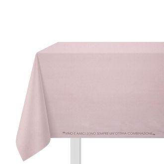 KASANOVA Tovaglia 140x240 cm scritta Quotes malva