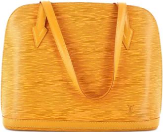 Louis Vuitton Lussac Handbag Epi Leather shoulder bag - Geel