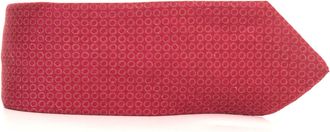 Kiton Cravatta in seta Rosso Kiton Uomo