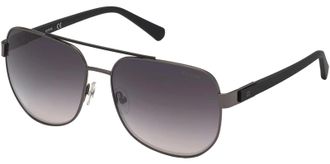 Guess Smoke Mirror Navigator Mens Sunglasses GU00015 08C 61