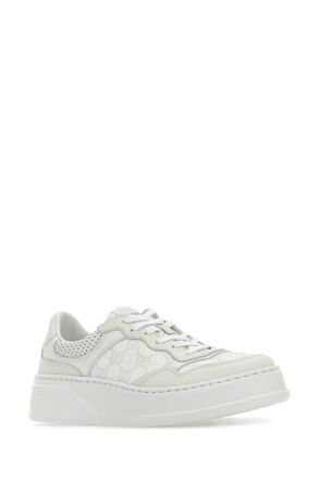 Gucci Womens White Leather Sneakers Grwhwhwhwhwh