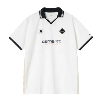 Carhartt Work in Progress Game Shirts Quick Dry Jersey - male - Carhartt Wip - Polo Shirts - White - 2XL - Tops