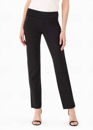 Nic+Zoe Ponte Pocket Pants In Black