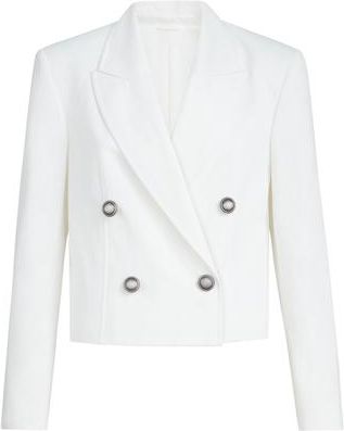 Brunello Cucinelli Blazer with monili in White at Nordstrom, Size 48 It