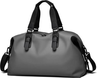 Generic Mens Duffle Bag Travel Duffel Durable Sports Stylish Handbag,Compatible For Gym Weekend Trip Daily Use(Grey)