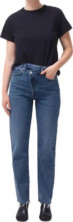 A Gold E Criss Cross Straight Jean In Range