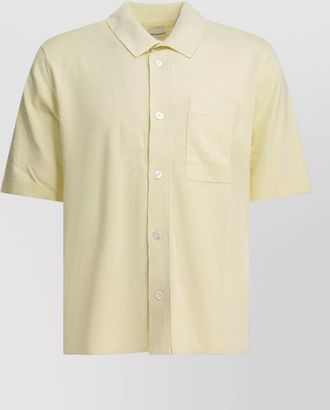Norse Projects linen cotton polo shirt