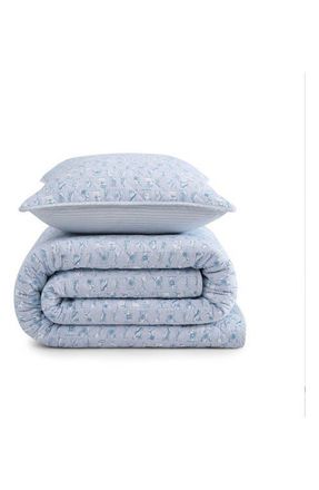 Tommy Hilfiger Boating Flags Comforter & Shams Set in Soft Blue/white at Nordstrom, Size Full/queen