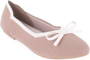 Elie Tahari Tortuga Ballet Flat in Coffee/beige at Nordstrom Rack, Size 5.5